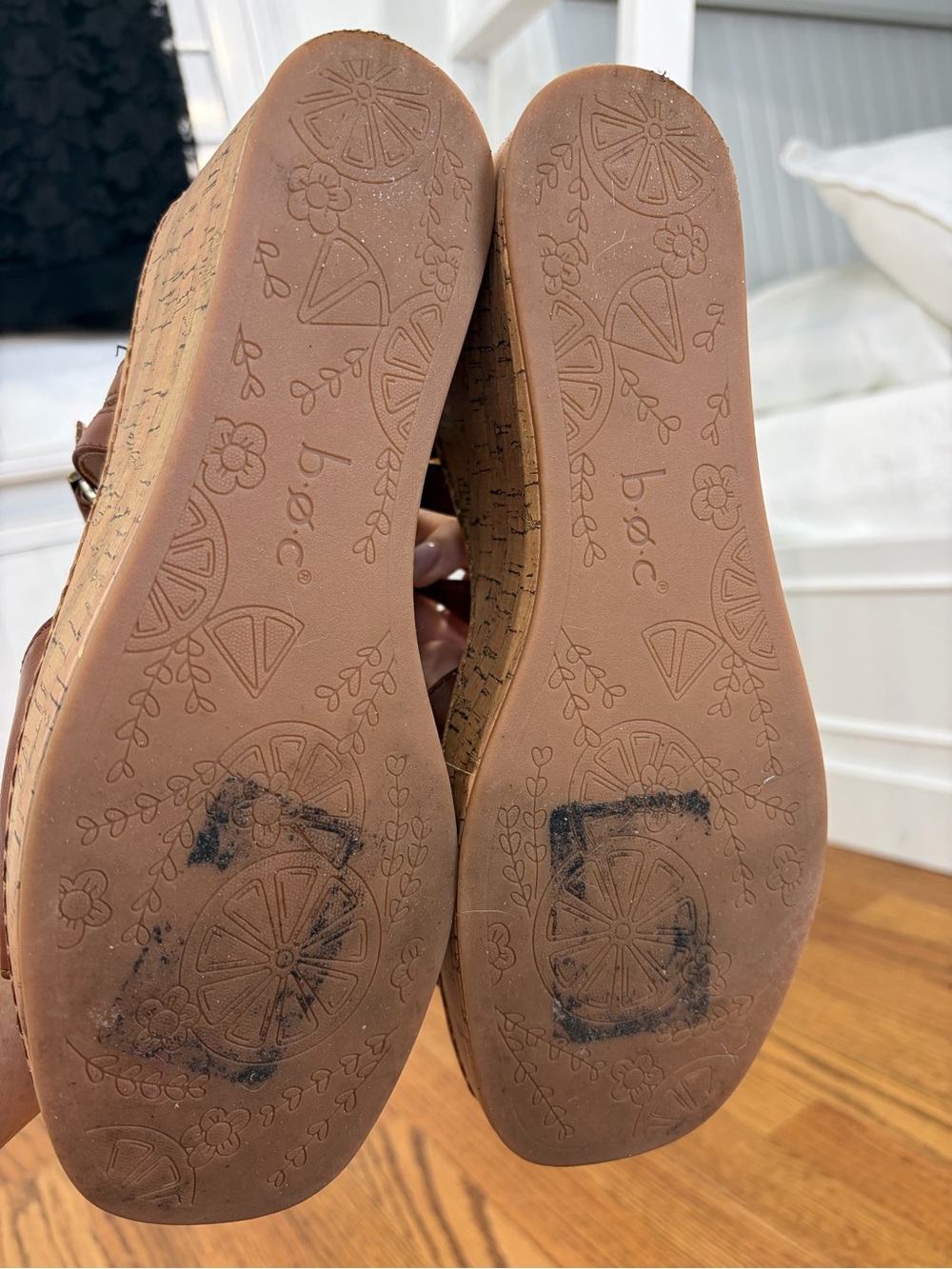 b.o.c. Corrie Cork Platform Wedge Sandal (10) - Picture 8 of 8